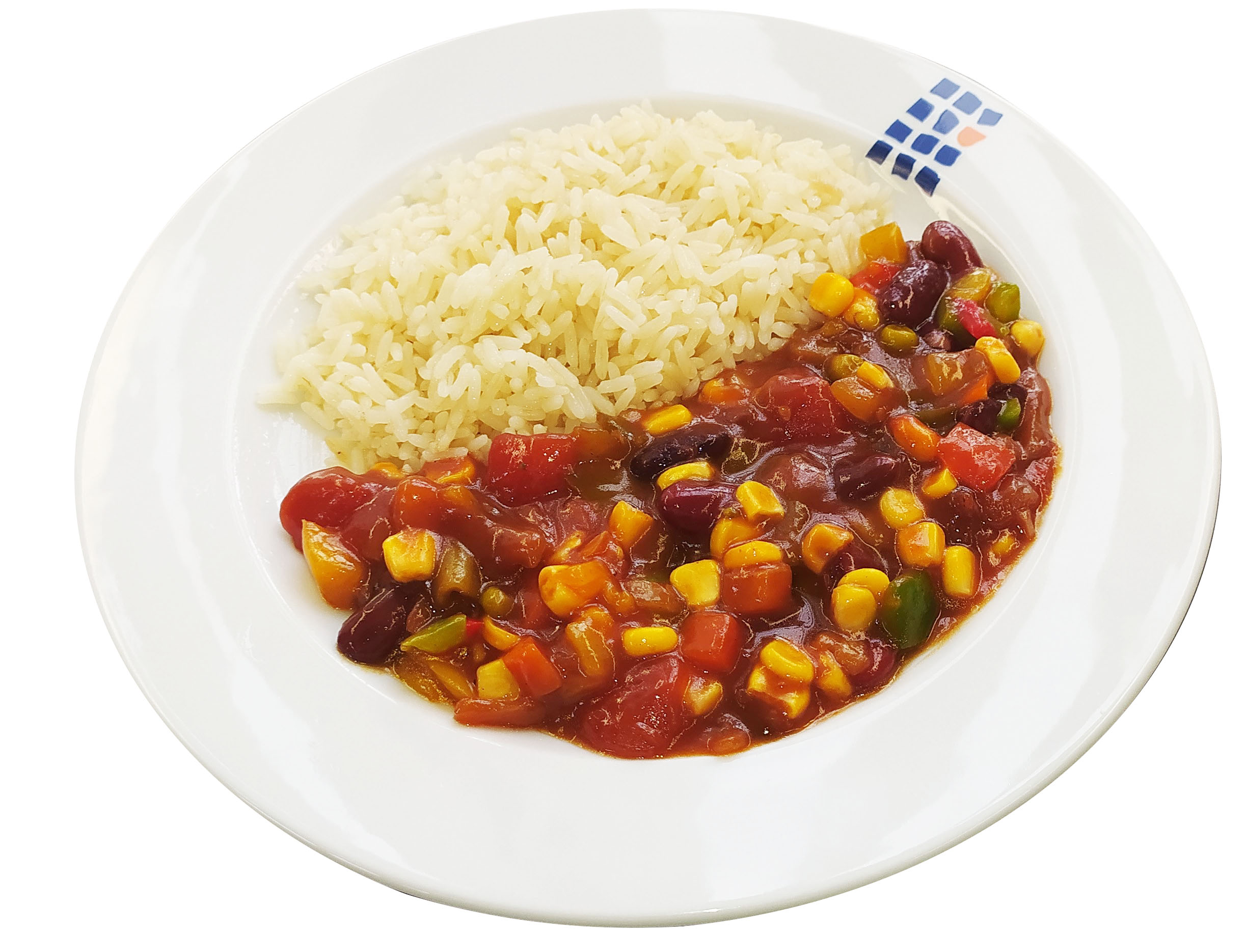 Buntes Gemüse-Chili BBQ mit Reis